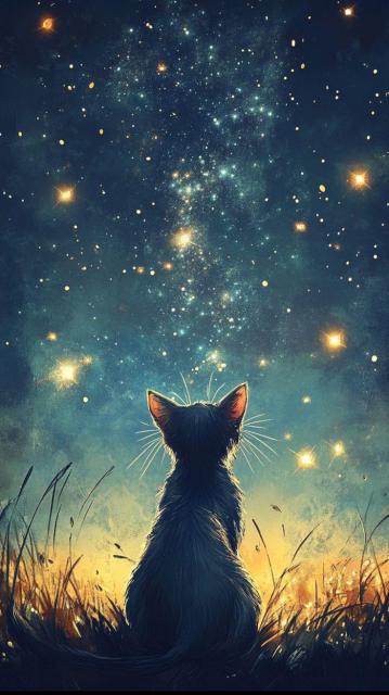 FestőEst "Cica és a csillagok"